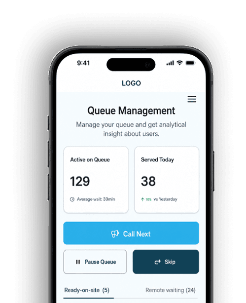 QueueFlow App Interface